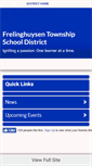 Mobile Screenshot of frelinghuysenschool.org