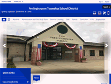 Tablet Screenshot of frelinghuysenschool.org